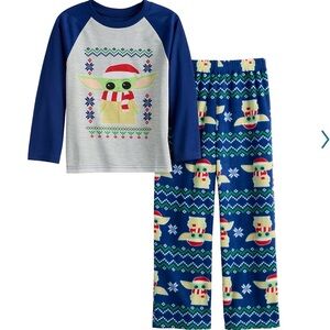 Jammies For Your Families® Star Wars The Mandalorian Grogu Aka Yoda Pajama Set